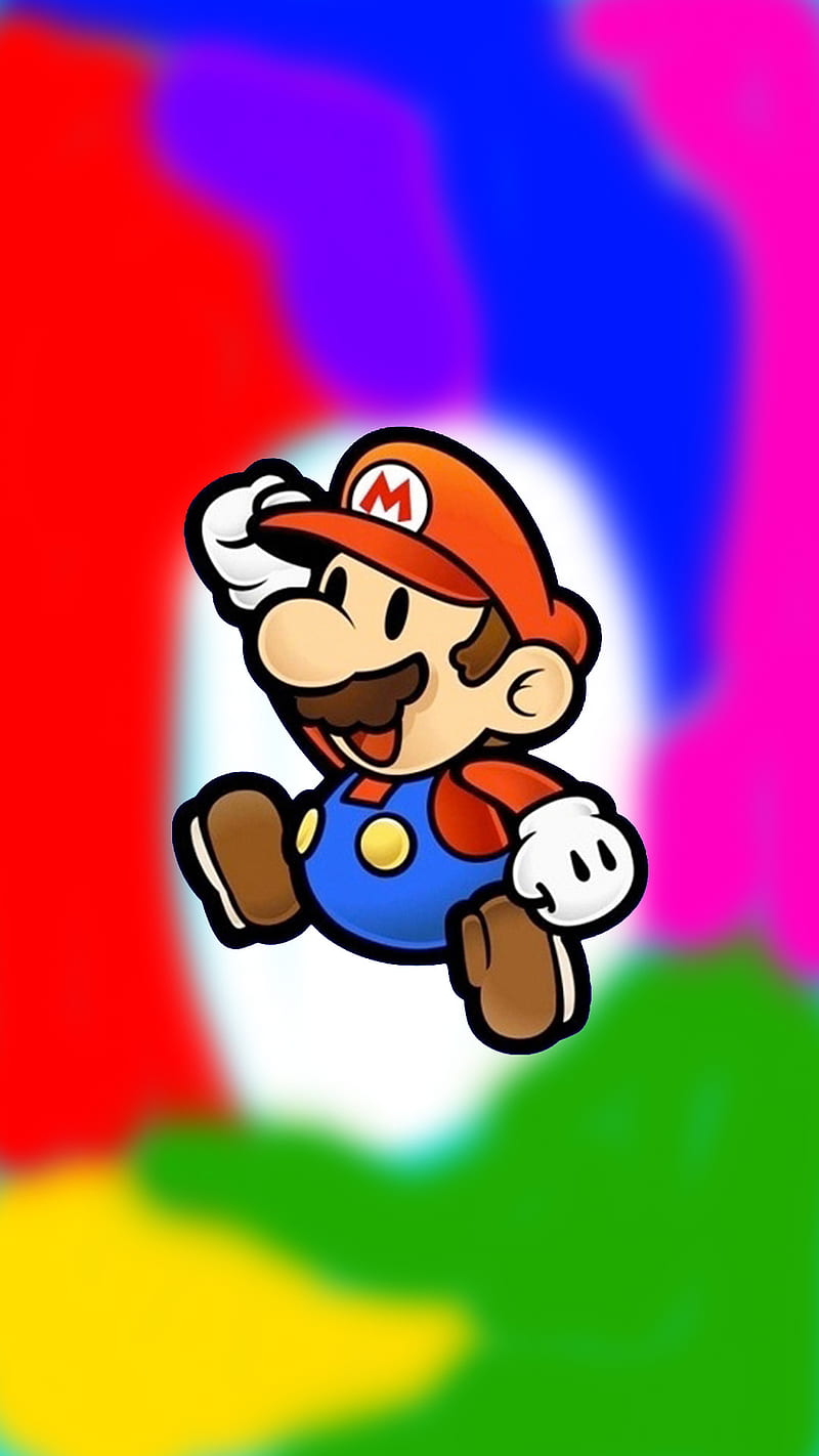 Super Mario Bros NEW, colors ls, super mario, super mario bros, ultra, HD phone wallpaper