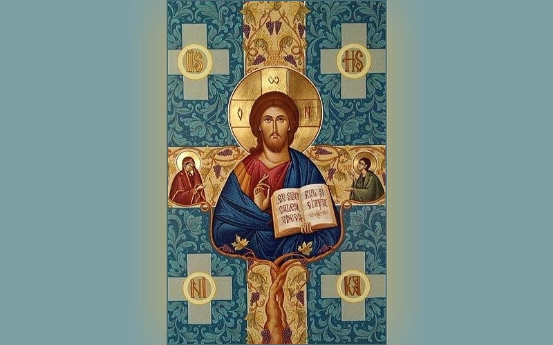 Jesus the Vine, Christ, Vine, God, Saints, Jesus, icon, HD wallpaper