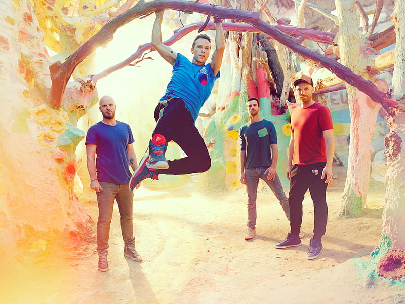 Coldplay Rock Band, coldplay, music, singer, male-celebrities, boys, HD wallpaper