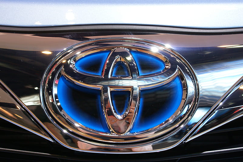 Toyota Logo, Auto Show, Toyota, Automotive, Detroit, Logo, HD wallpaper