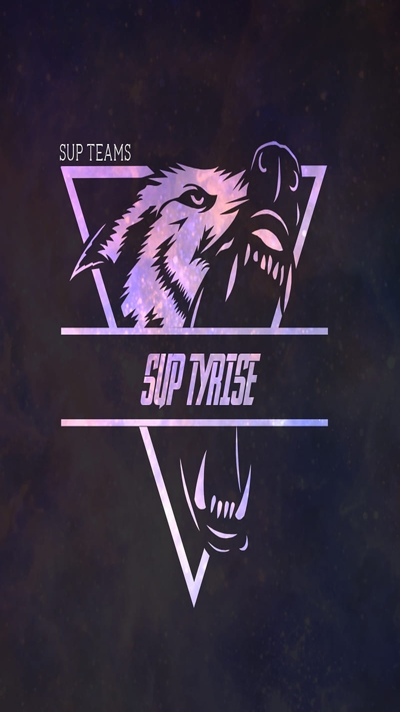 SUP Tyrise, text, wolf, HD phone wallpaper