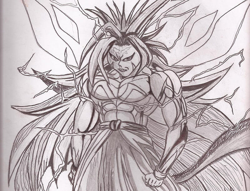 Download Goku Super Saiyan Line Draw RoyaltyFree Stock Illustration Image   Pixabay