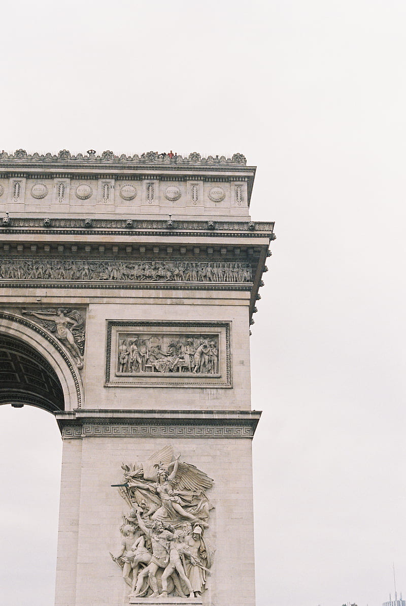 Arch de Triomphe, Paris during daytime, HD phone wallpaper