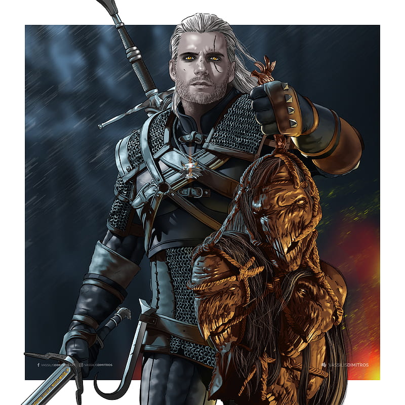 Geralt Of Rivia Netflix, HD phone wallpaper