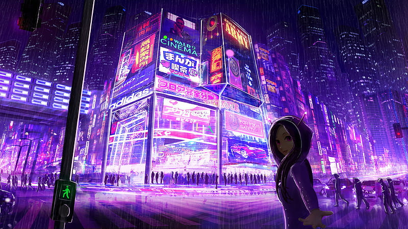 Cyberpunk 2077, china, cyberpunk, neon, night, saint, sci-fi, HD wallpaper