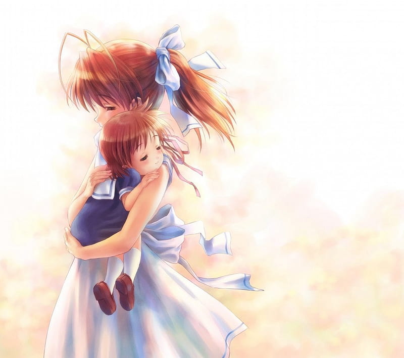 You are my baby, baby, anime, love, mom, HD wallpaper | Peakpx