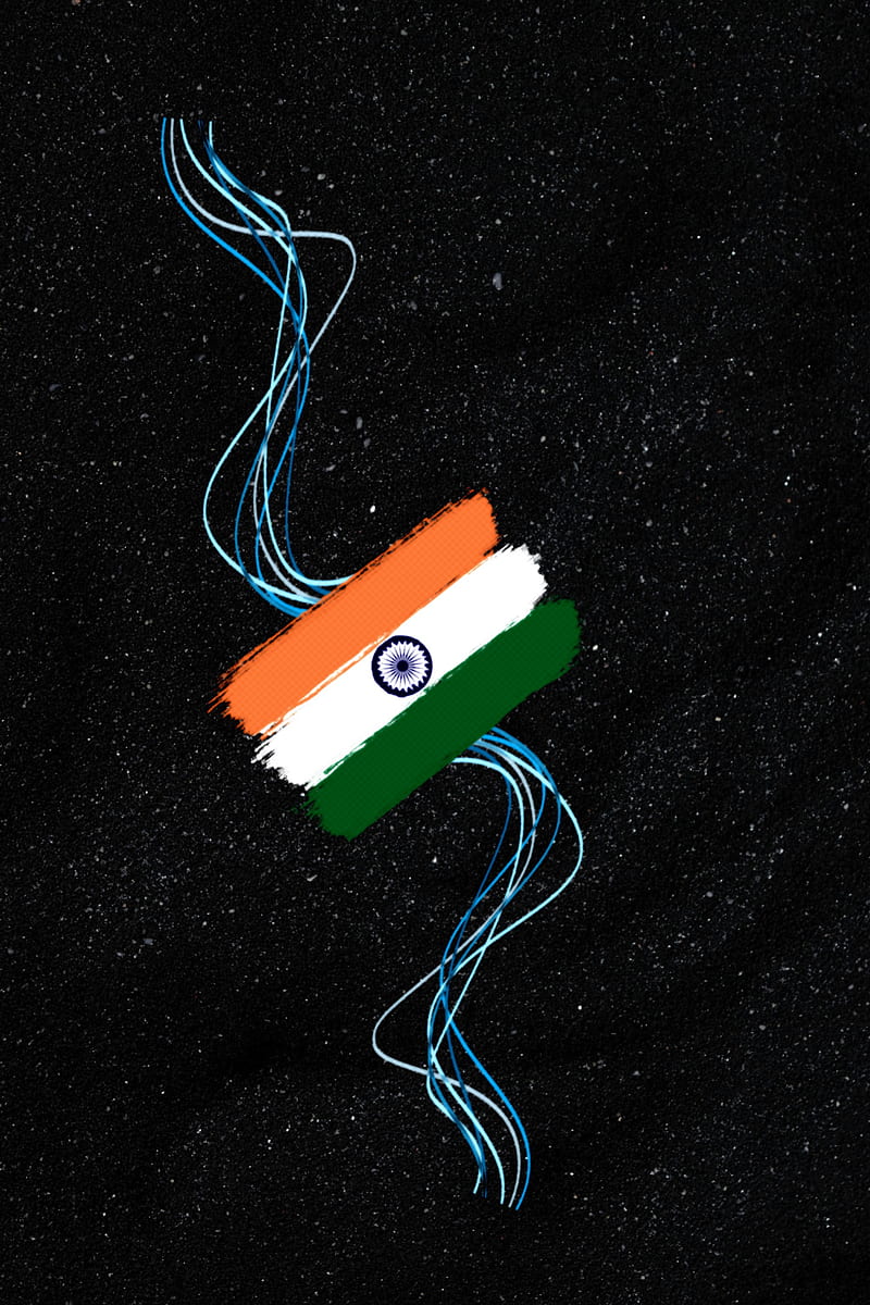 Indian flag, 15 august, abstract, galaxy, independent day, plus ...