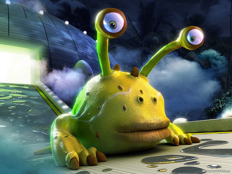 Slug`ish, alien, creature, HD wallpaper | Peakpx