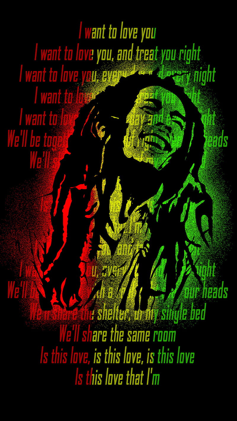 Bob Marley, yellow, background, iphone, man, rasta, red, samsung, verde, HD phone wallpaper
