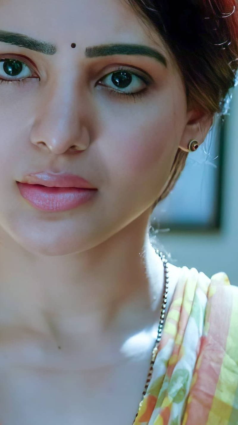 Samantha Akkineni, closeup, multilingual actress, rosy lips, HD phone  wallpaper | Peakpx
