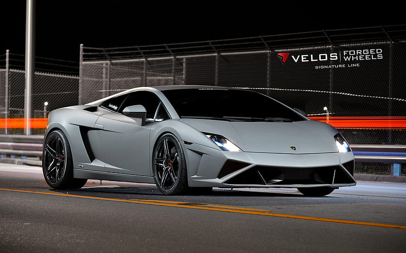 Velos Wheels, tuning, Lamborghini Gallardo, supercars, Velos S1, Lamborghini, HD wallpaper