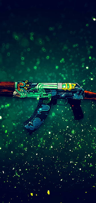 Ak-47 Fire Serpent, cs, csgo, HD phone wallpaper