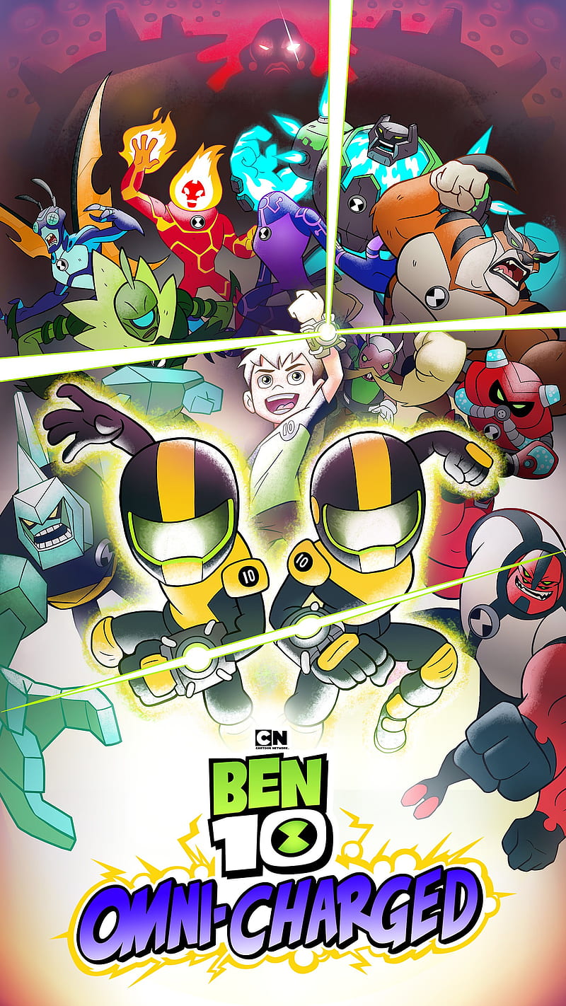 Ben 10 Omni Charged, ben 10, ben ten, omni charged, cartoon, animation, HD  phone wallpaper | Peakpx