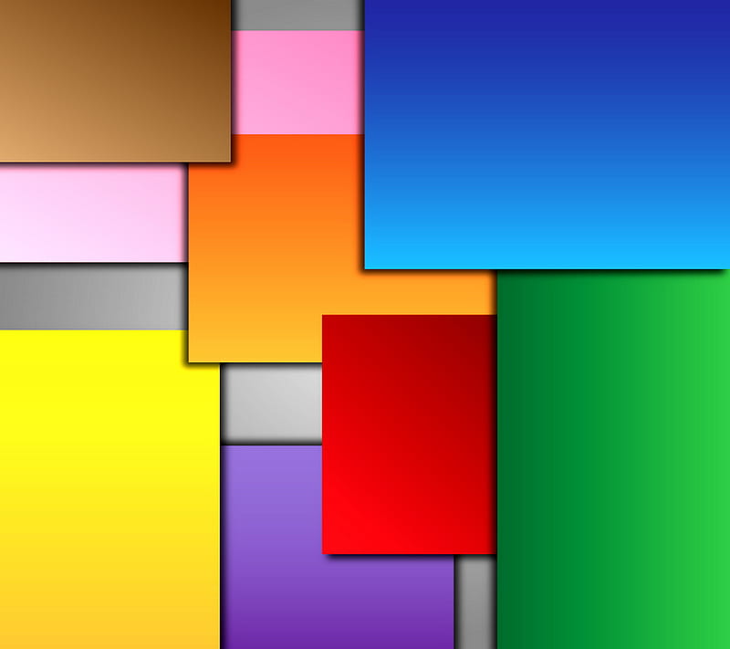 Colored Squares, abstract, color, geometry, square, HD wallpaper