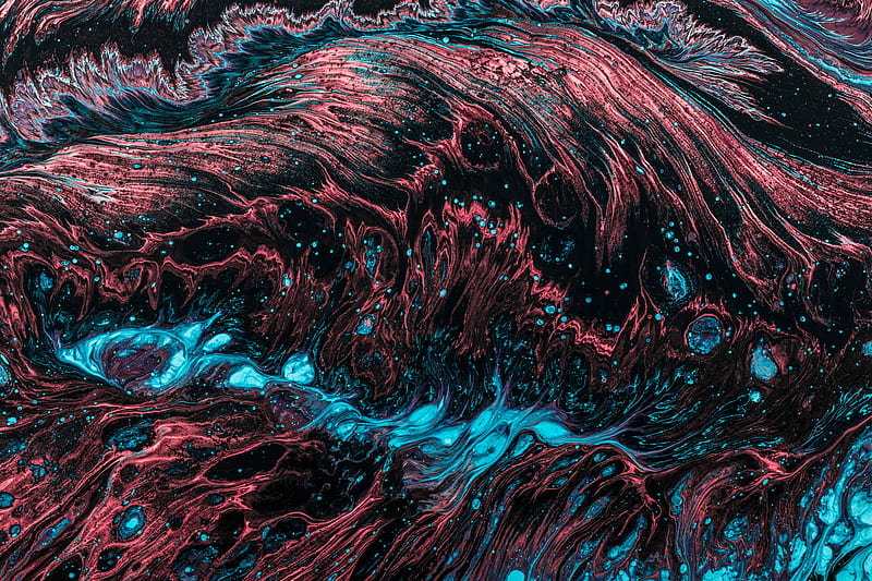 Red and blue fluid abstract painting, HD wallpaper | Peakpx