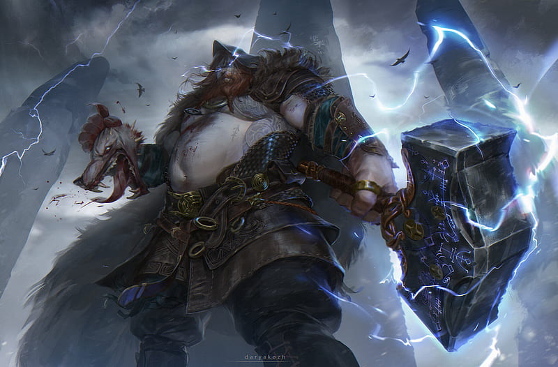 God of War Ragnarok game art 4K wallpaper download