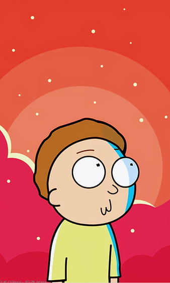Rick and morty, cartoon, funny, galaxy homer, HD phone wallpaper
