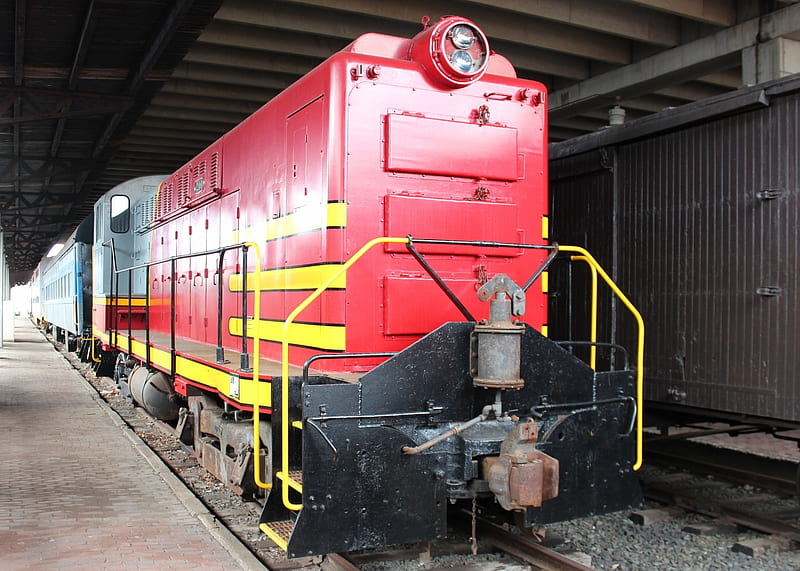 Copper Range Railroad, Railroad, Red, Range, Copper, Yellow, HD wallpaper