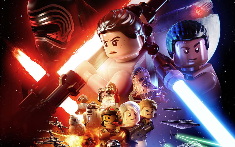 Lego Star Wars The Force Awakens, lego, ego-star-wars-the-force-awakens, games, pc-games, ps-games, xbox-games, 2016-games, HD wallpaper