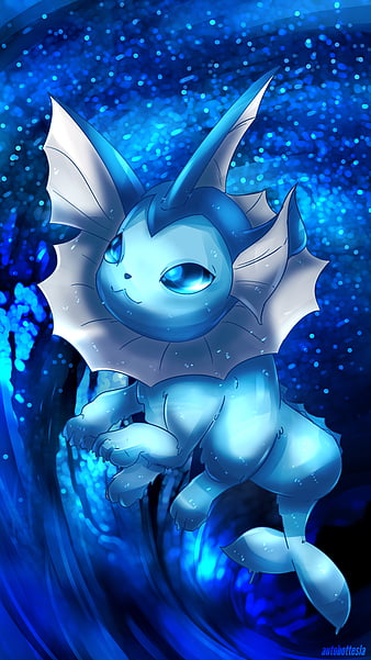 Vaporeon Focused, pokemon, pokemon tipo agua, pokemon water type, HD phone  wallpaper