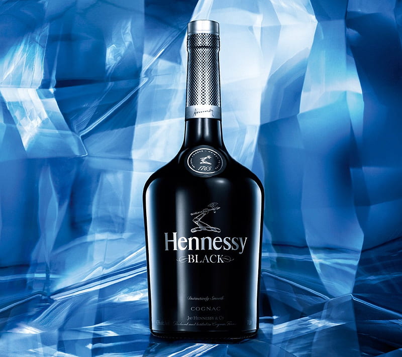 Hen2, bottle, cognac, drink, HD wallpaper