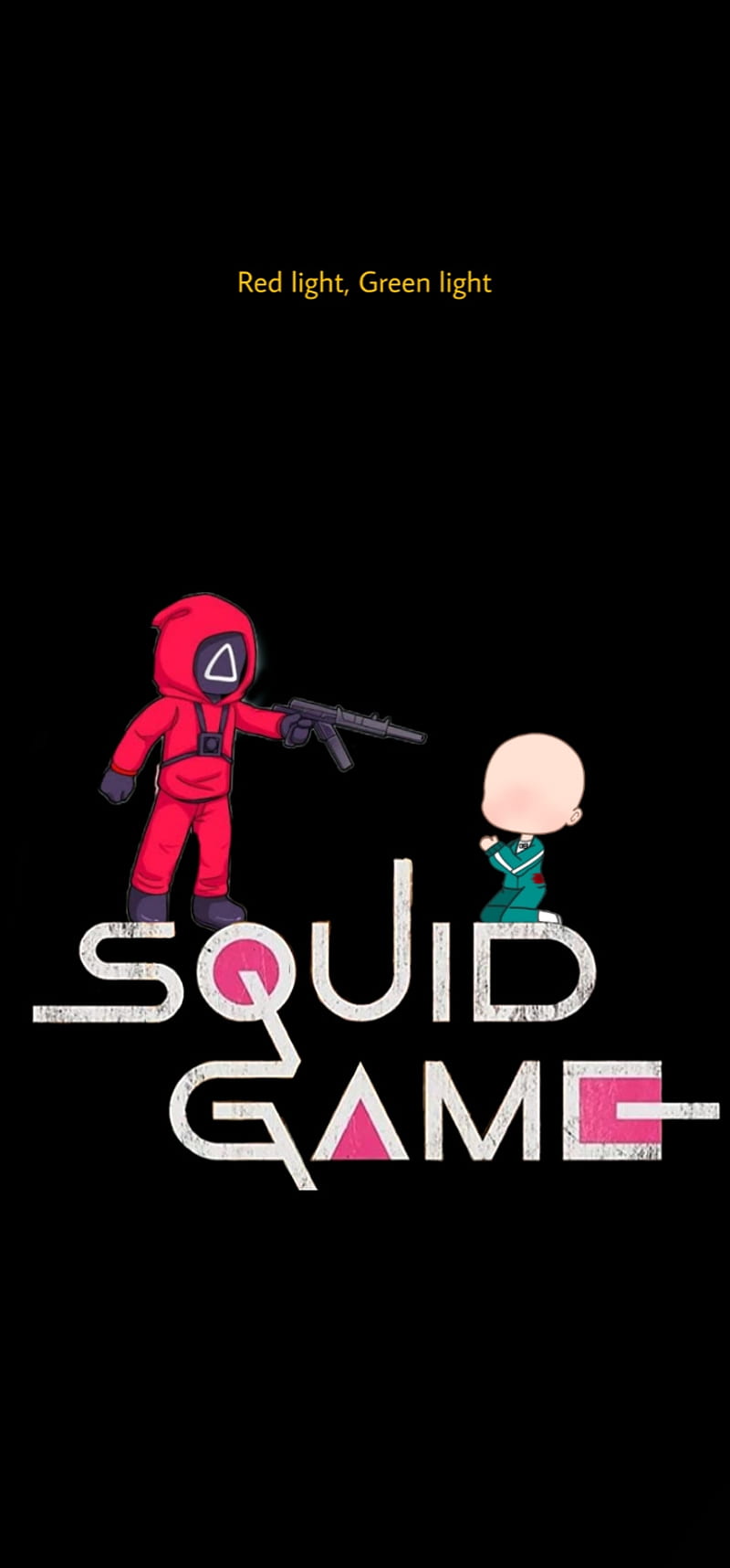 squid game, 067, green light, Android, red light, iPhone, ramimhaque, HD phone wallpaper
