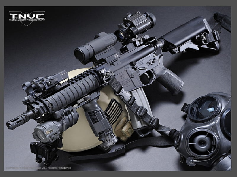 Tactical Night Vision Company, scope, rifle, special, assult, HD wallpaper