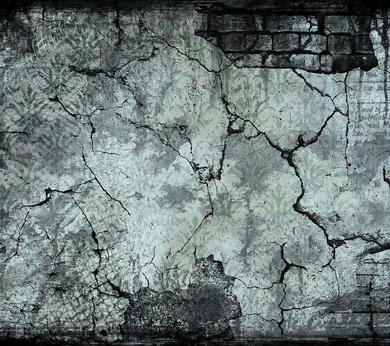 Wall, cracked, old, texture, HD wallpaper