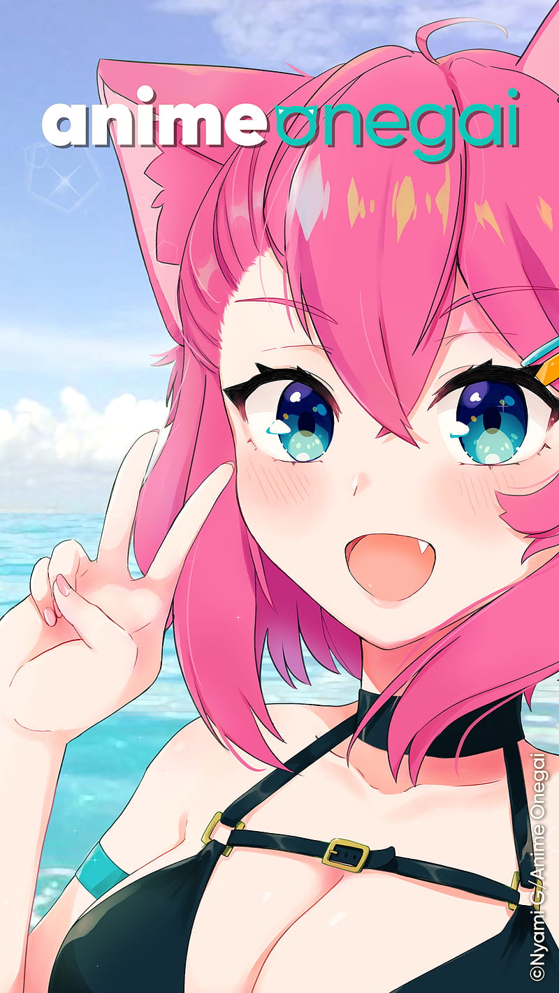 Nyami g, anime, anime onegai, HD phone wallpaper
