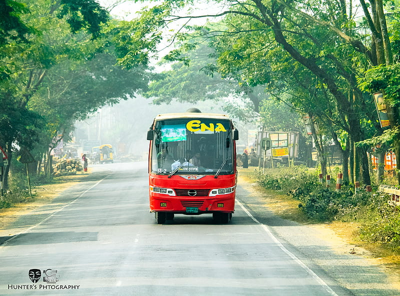 Furious ENA, bangladesh, bus, ena transport, highway, hino, hino bus, HD wallpaper