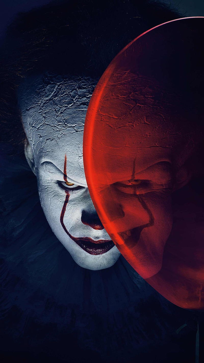 It 2017, movie, horror, penny wise, clown, HD phone wallpaper