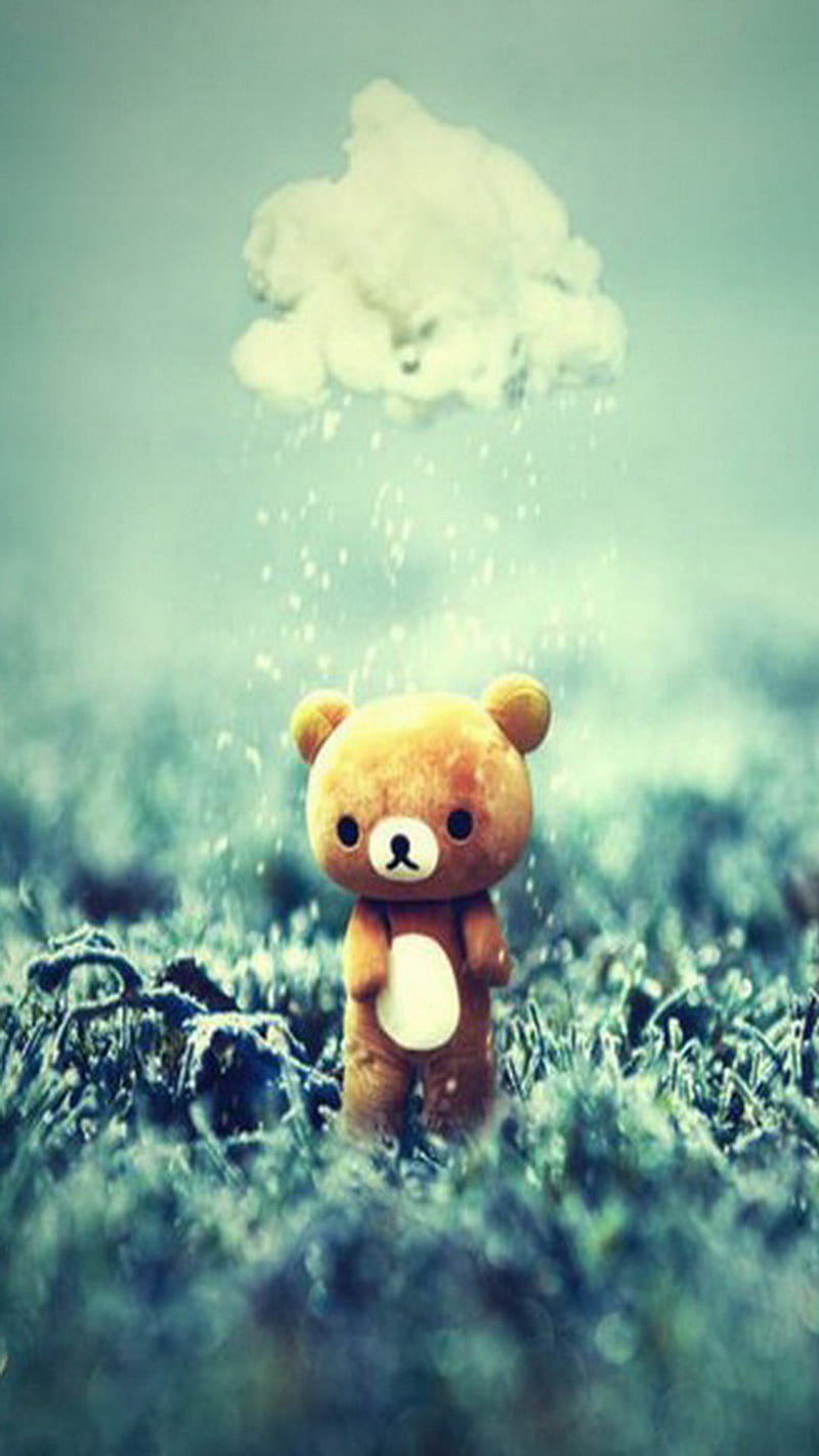Teddy Bear, bear, lonely, sad, teddy, HD phone wallpaper