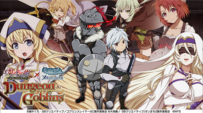 Anime, Crossover, Bell Cranel, Is It Wrong to Try to Pick Up Girls in a Dungeon?, HD wallpaper