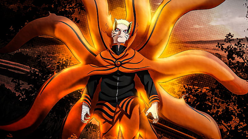 Naruto Uzumaki Baryon Mode Anime Wallpaper 4k HD ID:8736