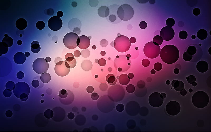 Colorful Circles circles, mixture, colors, bonito, HD wallpaper