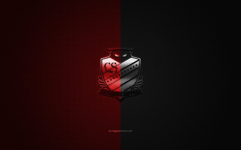 Consadole Sapporo, Japanese football club, J1 League, red-black logo,  red-black carbon fiber background, HD wallpaper | Peakpx
