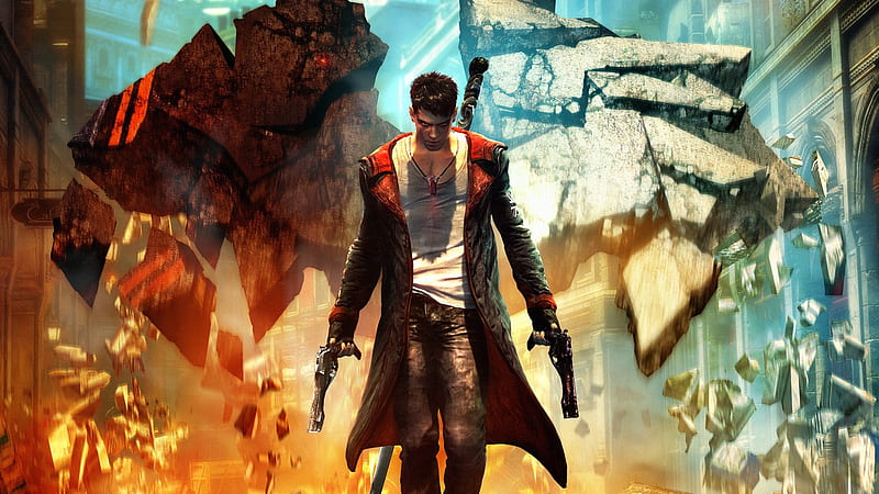 Devil May Cry 3, ps2, dante, action, game, dmc, HD wallpaper