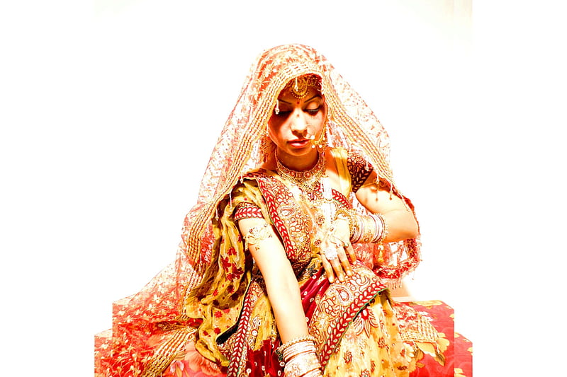Kanchan Bagari bride , Kanchan Bagari, bride, bollywood, wallpaers, HD wallpaper
