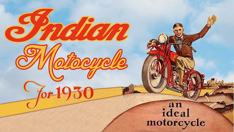 1930 Indian Motorcycle ad, Vintage Indian Motorcycle advertising, Indian  Motorcycle logo, HD wallpaper | Peakpx