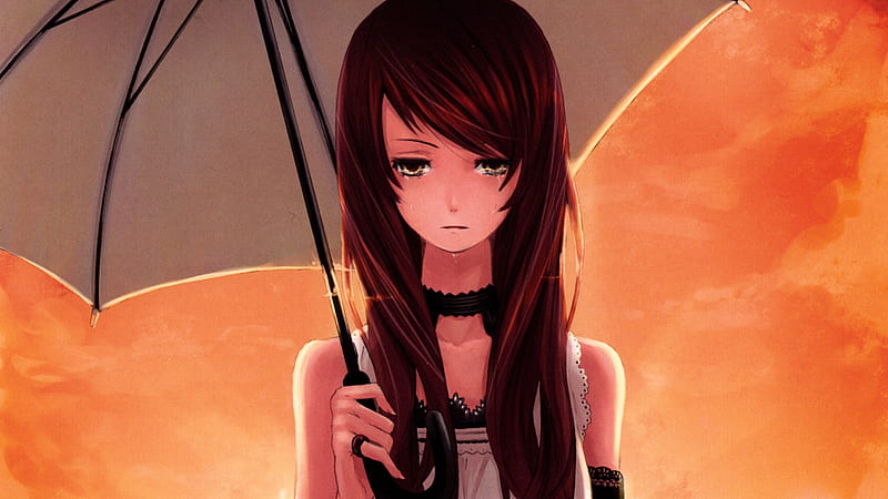 Anime Girl Sad Dark Wallpapers - Wallpaper Cave