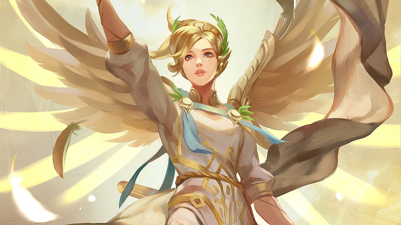 Video Game, Overwatch, Mercy (Overwatch), HD wallpaper | Peakpx