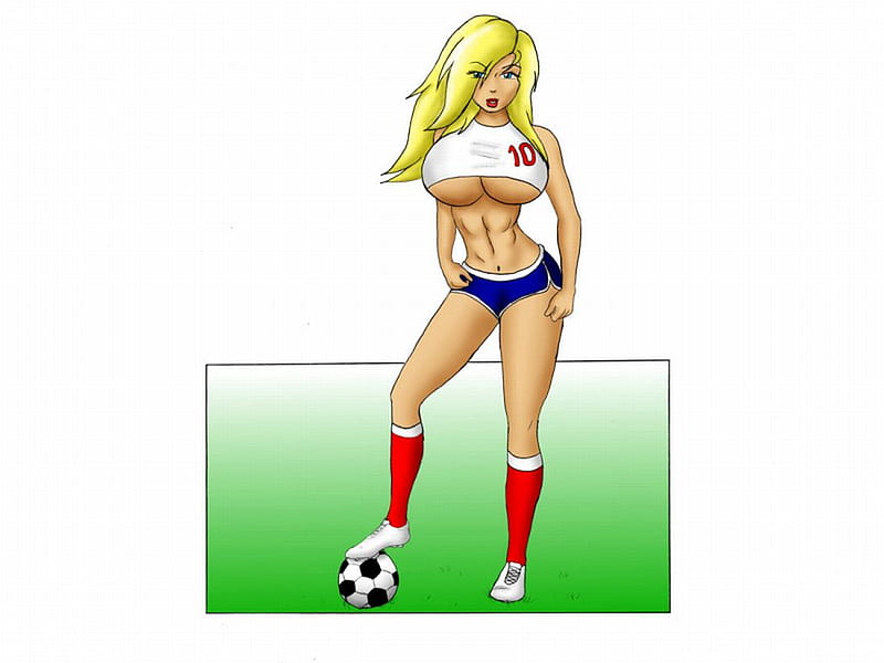 Football_Fever, girl, anime, hot, football-fever, HD wallpaper