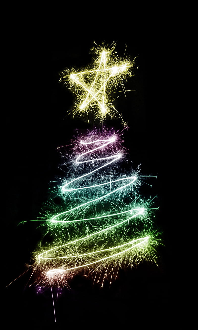 Christmas Tree, chrismas, HD phone wallpaper