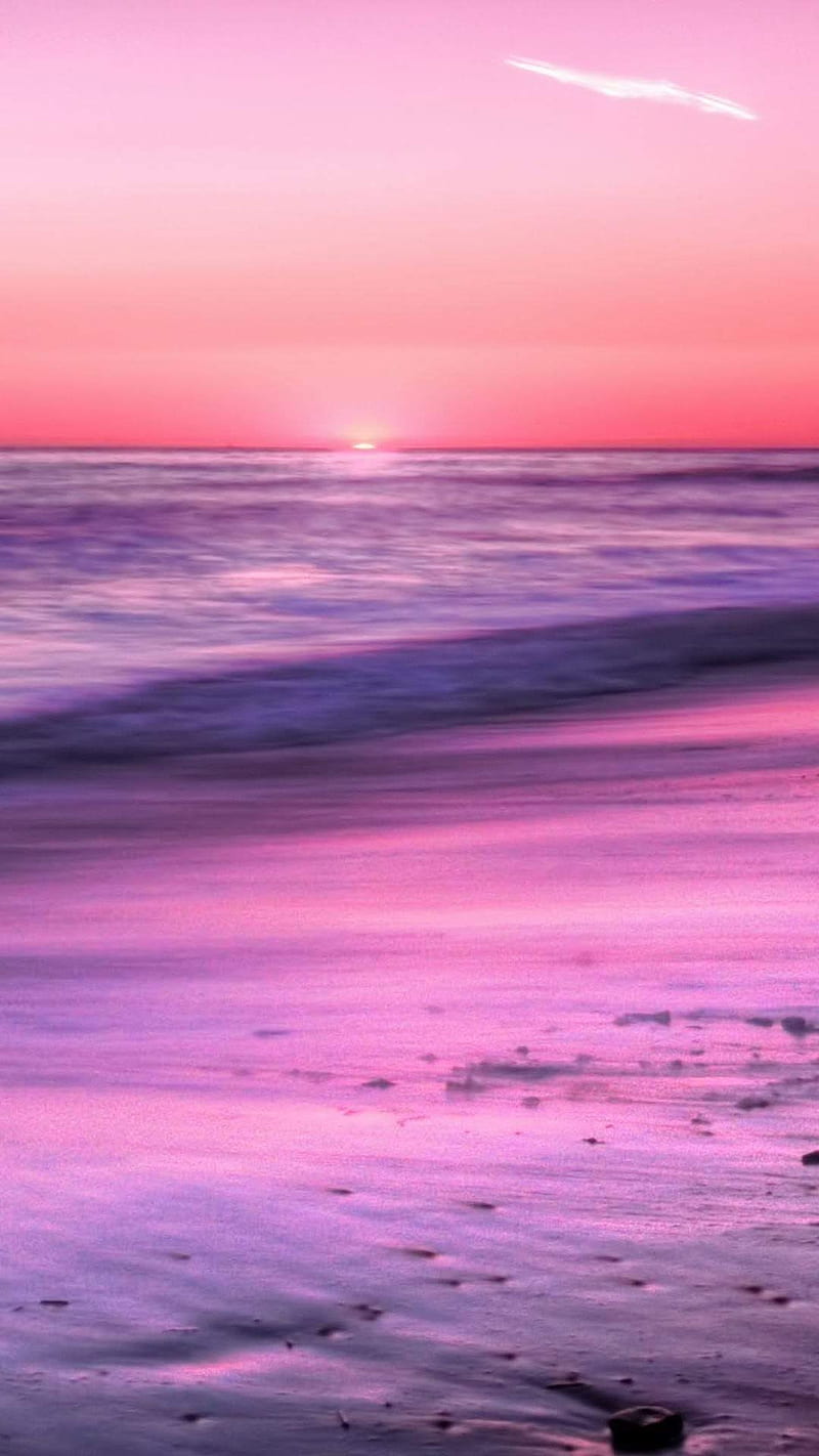 Pastel Sunset, beach, bonito, HD phone wallpaper