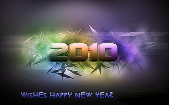 Happy New 2010 Year Round Abstract Wallpaper Vector, Round, Abstract,  Wallpaper PNG and Vector with Transparent Background for Free Download