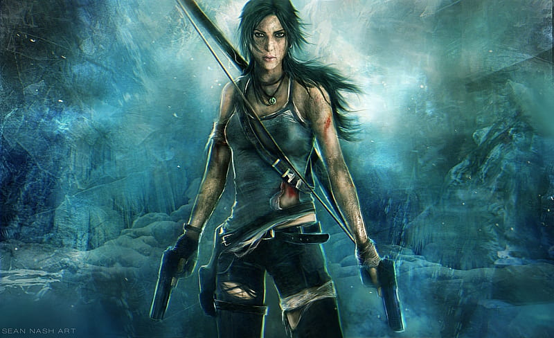 Tomb Raider End Game, lara-croft, tomb-raider, games, artist, artwork, digital-art, HD wallpaper