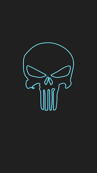Punisher, skull, HD phone wallpaper