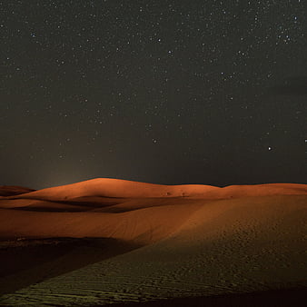 Desert, night, starry sky, dunes, sand ipad pro  retina for parallax  background, HD phone wallpaper | Peakpx