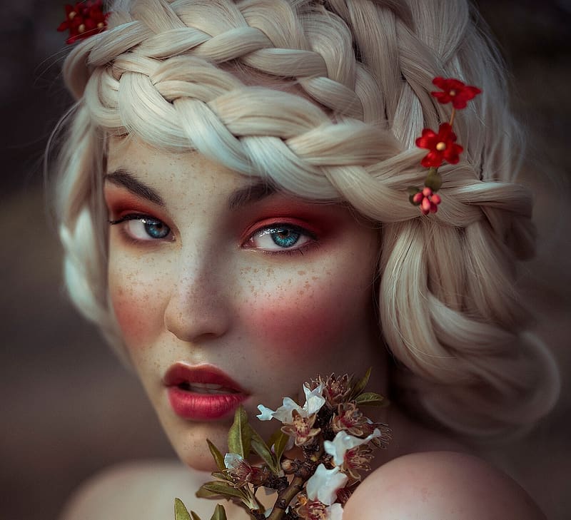 The girl is a flower princess Photograph by Marina Zharinova - Fine Art  America