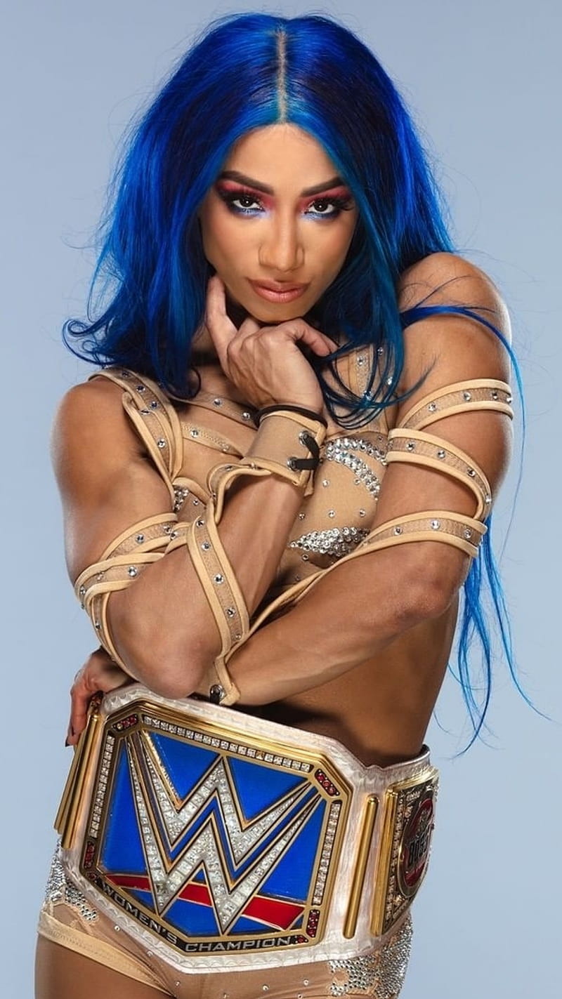 HD wallpaper womens black sleeveless top WWE wrestling Sasha Banks  dyed hair  Wallpaper Flare